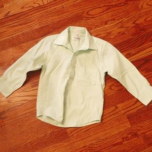 Little boys button up. Lime. Berlioni. Size 4.